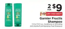 ShopRite Garnier Fructis Shampoo offer