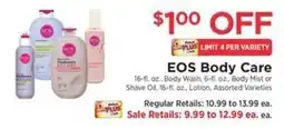 ShopRite Eos Body Care offer