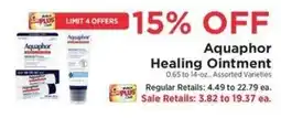 ShopRite Aquaphor Healing Ointment offer