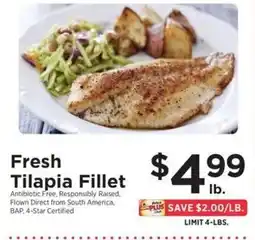 ShopRite Fresh Tilapia Fillet offer