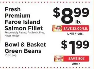ShopRite Fresh Premium Faroe Island Salmon Fillet offer