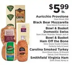 ShopRite Auricchio Provolone Black Bear Mozzarella offer