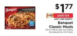 ShopRite Banquet Classic Meals offer