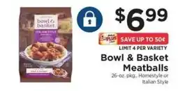 ShopRite Bowl & Basket Meatballs offer