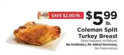 ShopRite Coleman Split Turkey Breast offer