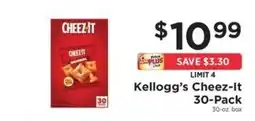 ShopRite Kellogg's Cheez-It offer