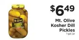 ShopRite Mt. Olive Kosher Dill Pickles offer