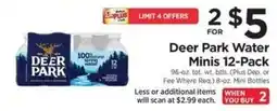ShopRite Deer Park Water Minis offer