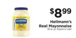 ShopRite Hellmann's Real Mayonnaise offer