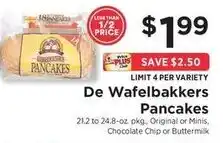ShopRite De Wafelbakkers Pancakes offer