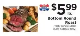 ShopRite Usda Choice Beef Bottom Round Roast offer