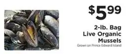 ShopRite Live Organic Mussels offer