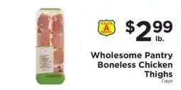 ShopRite Wholesome Pantry Boneless Chicken Thighs offer