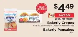 ShopRite Bakerly Crepes or Bakerly Pancakes offer