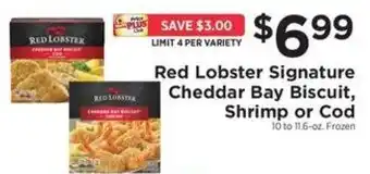ShopRite Red Lobster Signature Cheddar Bay Biscuit, Shrimp or Cod offer