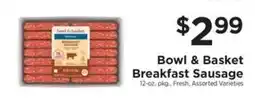 ShopRite Bowl & Basket Breakfast Sausage offer