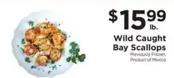 ShopRite Wild Caught Bay Scallops offer