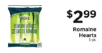 ShopRite Pacific romaine hearts offer