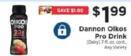 ShopRite Dannon Olkos Pro Drink offer