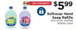 ShopRite Softsoap Hand Soap Refills offer
