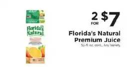 ShopRite Florida's Natural Premium Juice offer