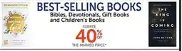 Hobby Lobby Best-selling books offer