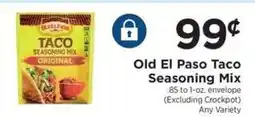 ShopRite Old El Paso Taco Seasoning Mix offer