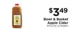 ShopRite Bowl & Basket Apple Cider offer