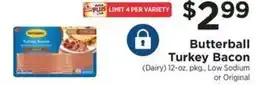 ShopRite Butterball Turkey Bacon offer