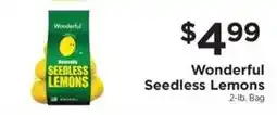 ShopRite Wonderful seedless lemons offer