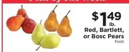 ShopRite Red, Bartlett, or Bosc Pears offer