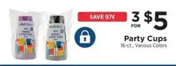 ShopRite Chefselect party cups offer