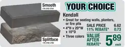 Menards Kendall offer