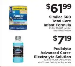ShopRite Similac 360 Total Care Infant Formula offer