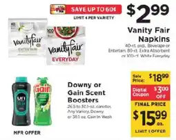 ShopRite Downy or Gain Scent Boosters offer