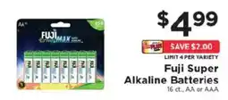 ShopRite Fuji Super Alkaline Batteries offer