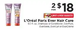 ShopRite L'Oréal Paris Ever Hair Care offer