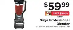 ShopRite Ninja Professional Blender offer