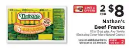 ShopRite Nathan's Beef Franks offer