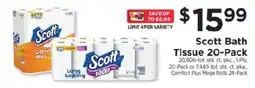ShopRite Scott Bath Tissue 20-Pack offer