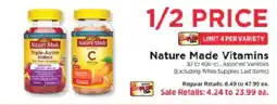 ShopRite Nature Made Vitamins offer