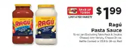 ShopRite Ragú Pasta Sauce offer