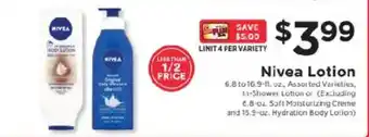 ShopRite Nivea Lotion offer