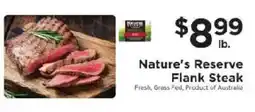 ShopRite Nature's Reserve Flank Steak offer