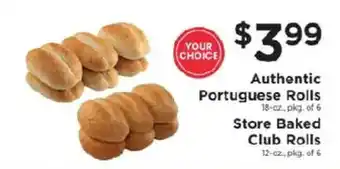 ShopRite Authentic Portuguese Rolls offer