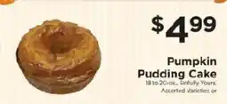 ShopRite Pumpkin Pudding Cake offer