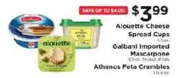 ShopRite Alouette Cheese Spread Cups offer