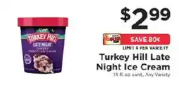 ShopRite Turkey Hill Late Night Ice Cream offer