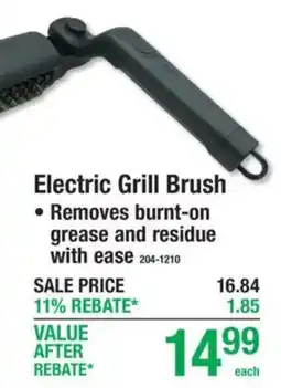 Menards Electric Grill Brush offer