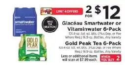 ShopRite Glacéau Smartwater or Vitaminwater 6-Pack offer